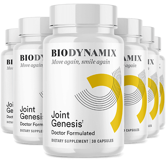 Joint Genesis six bottle pack advanced joint support supplement